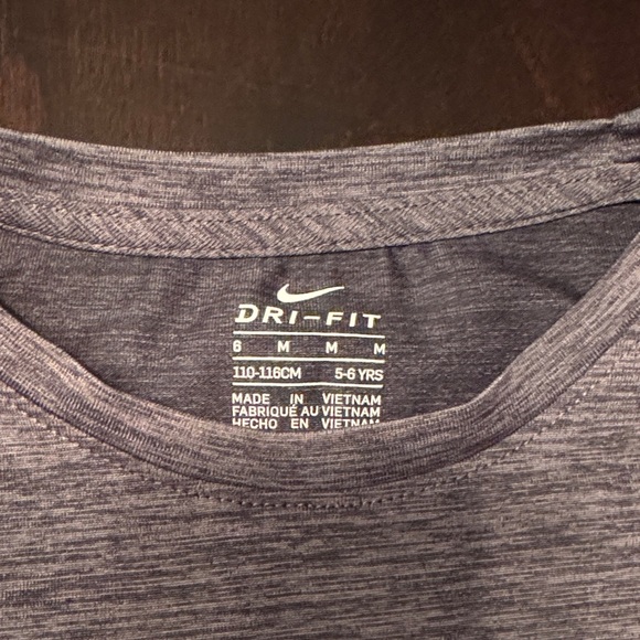 Nike Kids Gray Just Do It Tee - Picture 2 of 4